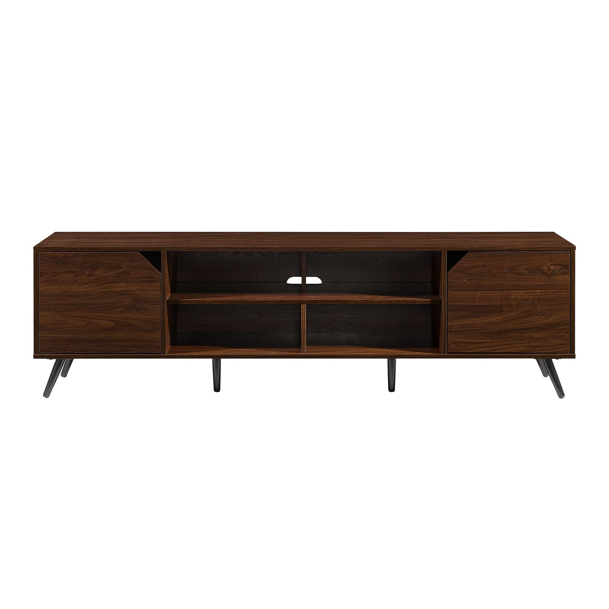 Amazon.com: Walker Edison Nora Modern Minimal Open-Shelf TV Stand